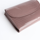 Кошелёк женский на магните, цвет пудра - фото 23968548