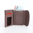 Кошелёк женский на магните, цвет пудра - фото 23968550