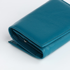 Кошелёк женский на магните, цвет морской волны - фото 23962854