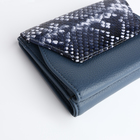 Кошелёк женский на магните, цвет синий - фото 23962885