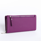 Кошелёк женский на молнии, цвет фиолетовый - фото 23962907
