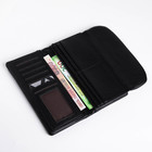 Кошелёк женский на магните, цвет чёрный - фото 23962939