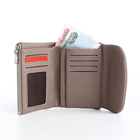 Кошелёк женский на магните, цвет бежевый - фото 23962965