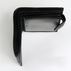 Портмоне мужское на кнопке, отделение для сим-карт, цвет чёрный - фото 23963019