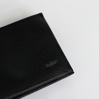 Портмоне мужское на магните, зажим для купюр, отделение для сим-карт, цвет чёрный - фото 23963060