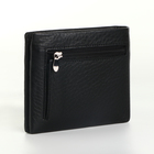 Портмоне мужское на магните, отделение для сим-карт, цвет чёрный - фото 23963073