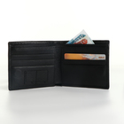 Портмоне мужское на магните, отделение для сим-карт, цвет чёрный - фото 23963076