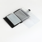 Портмоне мужское на кнопке 3 в 1, отдел для автодокументов, паспорта, цвет чёрный - фото 23979933