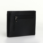 Зажим для купюр, отделение для карт, монет, сим-карт, цвет чёрный - фото 23963112