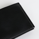 Зажим для купюр, отделение для карт, монет, сим-карт, цвет чёрный - фото 23963113