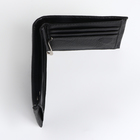 Зажим для купюр, отделение для карт, монет, сим-карт, цвет чёрный - фото 23963114