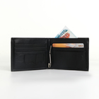 Зажим для купюр, отделение для карт, монет, сим-карт, цвет чёрный - фото 23963115