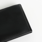 Портмоне мужское на магните, отделение для сим-карт, цвет чёрный - фото 23963127