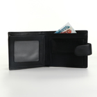 Портмоне мужское на кнопке, цвет чёрный - фото 23963135