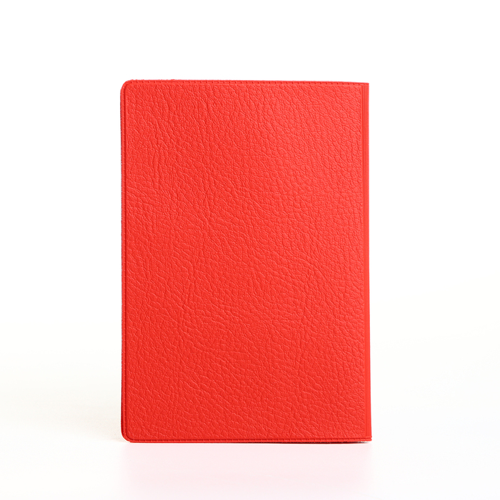 Обложка для паспорта, Герб, 9,5*0,5*13,5 см, конгрев, винилл 4007, красный