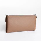 Кошелёк женский на магните, цвет бежевый - фото 23963241