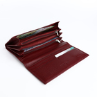 Кошелёк женский на магните, цвет бордовый - фото 23968674