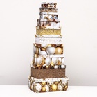 Набор коробок 10 в 1 «С днём рождения!», золото, 32.5 × 20 × 12.5 - 12 × 7 × 4 (± 1) см - Фото 4