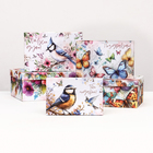 Набор коробок 10 в 1 "Птицы и бабочки" , 32,5 х 20 х 12,5 -12 х 7 х 4 см - Фото 4