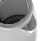 Чайник электрический BRAYER 1058BR-WH, пластик, 2 л, 2200 Вт, белый - фото 9647630