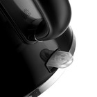 Чайник электрический BRAYER 1059BR, пластик, 1.7 л, 2200 Вт, термометр, чёрный - фото 9647638