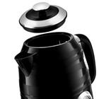 Чайник электрический BRAYER 1059BR, пластик, 1.7 л, 2200 Вт, термометр, чёрный - фото 9647641