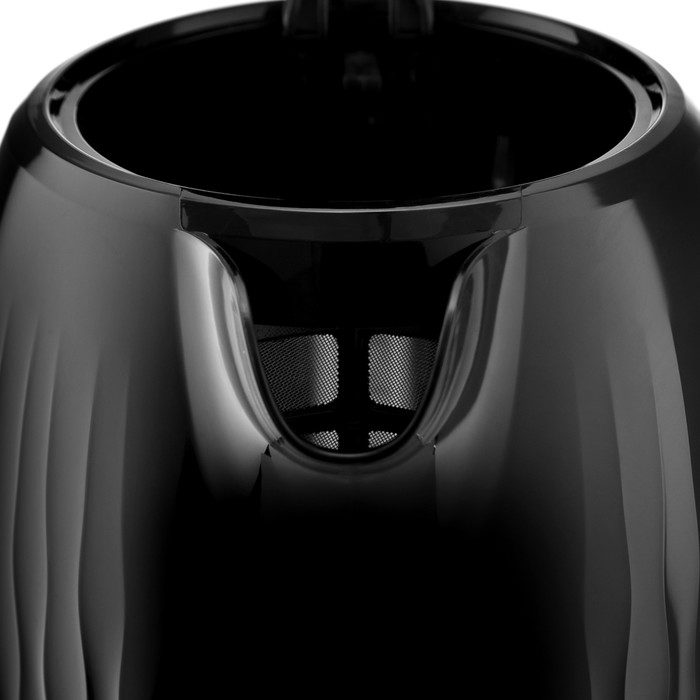 Чайник электрический BRAYER 1061BR, пластик, 1.7 л, 3000 Вт, чёрный