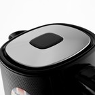 Чайник электрический BRAYER 1072BR, пластик, 1.7 л, 2200 Вт, чёрный - фото 9647696