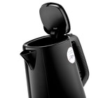 Чайник электрический BRAYER 1072BR, пластик, 1.7 л, 2200 Вт, чёрный - фото 9647698