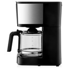 Кофеварка BRAYER 1125BR, капельная, 900 Вт, 1,25 л, чёрно-серебристая - Фото 6