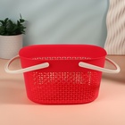 Органайзер для хранения, с ручками, 1 секция, 27×18×14.5 см, МИКС - Фото 5