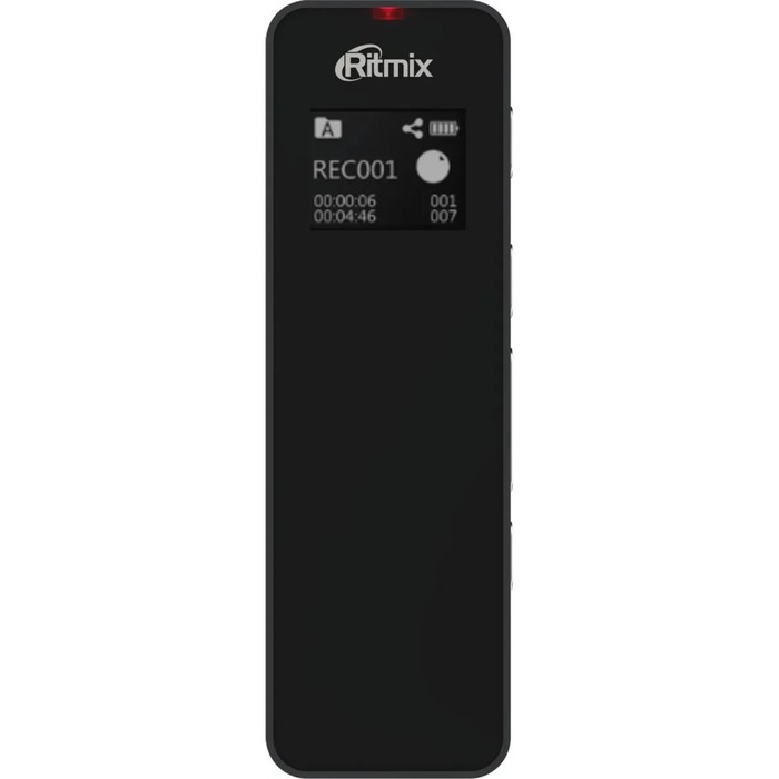 Диктофон RITMIX RR-880, 16Гб, APE, MP3, WMA, FLAC, WAV, Jack 3.5, 400 мАч, micro USB,черный