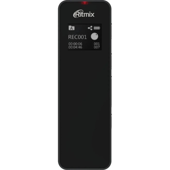 Диктофон RITMIX RR-880, 16Гб, APE, MP3, WMA, FLAC, WAV, Jack 3.5, 400 мАч, micro USB,черный - Фото 1