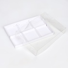 Коробка для муссовых пирожных 6 штук, 26×17×6 Белый 10423711