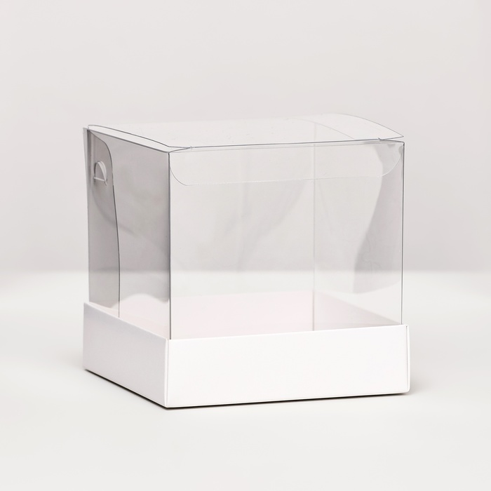 Упаковка для кондитерских изделий, белый, 10 х 10 х 10 см - Фото 1