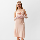 Платье женское мини MINAKU: Casual Collection цвет персик, р-р 42 - фото 12227744