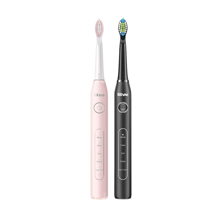 Набор электрических зубных щеток Bitvae D2 Daily Toothbrush, звуковая, 40000 дв/мин, 2 шт - Фото 1