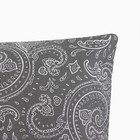 Наволочка Экономь и Я "Узоры востока" цв.графит, 50*70  120 гр/м2,100%хлопок,бязь - фото 23991068