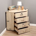 Комод угловой, 780х780х820, сонома - фото 23991081