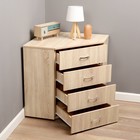 Комод угловой, 780х780х820, сонома - фото 23991083