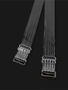 Лямки для бюстгальтера, силиконовые, фурнитура металл, 5 полос, 1.9 см, 37 см, пара, прозрачные - Фото 4