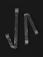 Лямки для бюстгальтера, силиконовые, фурнитура металл, 5 полос, 1.9 см, 37 см, пара, прозрачные - Фото 5
