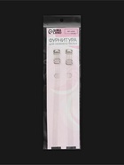 Лямки для бюстгальтера, силиконовые, фурнитура металл, 5 полос, 1.9 см, 37 см, пара, прозрачные - Фото 6