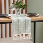 Дорожка на стол «Этель» 30×180 см, зелёная - Фото 2