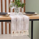 Дорожка на стол Этель коричневый 30×180 см, 100% п/э - Фото 2