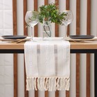 Дорожка на стол «Этель» 30×180 см, бежевая - Фото 1