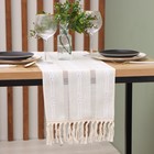 Дорожка на стол «Этель» 30×180 см, бежевая - Фото 2