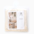 Дорожка на стол «Этель» 30×180 см, бежевая - Фото 6