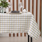 Скатерть «Этель», жёлтая, 140×180 см, 100% п/э - Фото 1