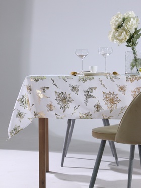 Скатерть Этель с тиснением 100*140 ±5 см, 100% п/э, 120гр/м2